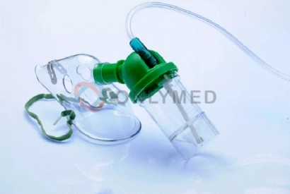 Небулайзер дыхательный большой резервуар, со взрослой ингаляционной маской и кислородной трубкой