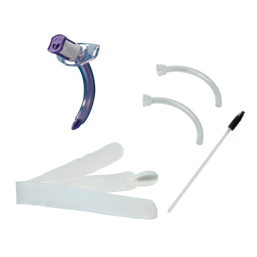 Трахеостомическая трубка без манжеты и комплектом внутренних канюль